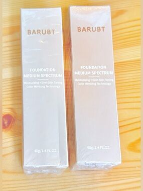 NWT | 2-Pack | BARUBT Medium Spectrum Foundation, 1.4 Oz.